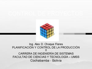 Control direccional de un proyecto