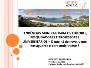XVII Curso de Editorao Cientfica da ABEC Rio
