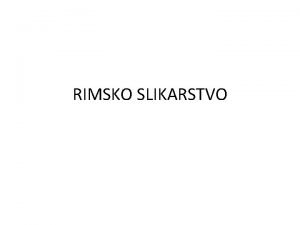 Rimsko slikarstvo