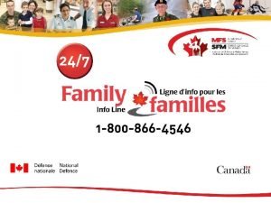 Family information line