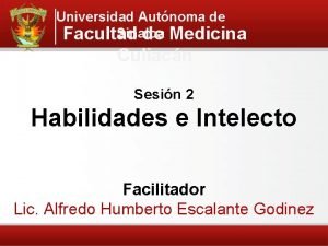 Universidad Autnoma de Sinaloa Facultad de Medicina Culiacn