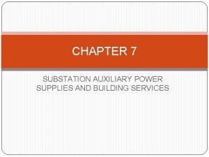 Auxiliary transformer in substation