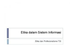 Fokus keamanan tsi