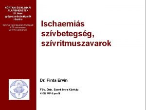 KRTANI S KLINIKAI ALAPISMERETEK IV ves gygyszerszhallgatk rszre