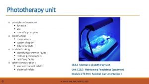 Phototherapy unit