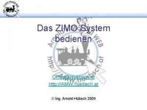 Das ZIMO System bedienen OfficeHuebsch at http AMW