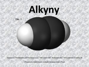 Alkyny vzorce