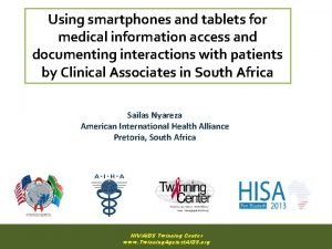 Using smartphones and tablets for medical information access