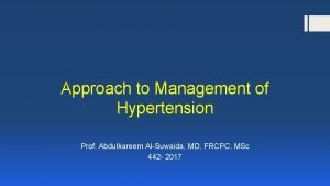 Hypertensive urgency