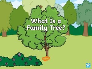 Family tree for kids
