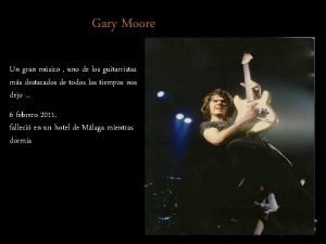 Gary moore anthology