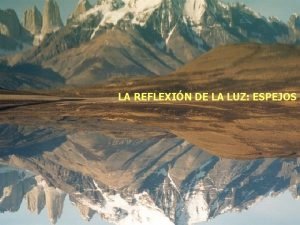 Reflexion de la luz