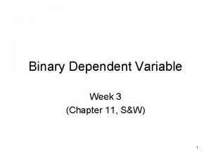 Linear probability model