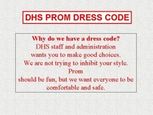 Dhs prom Dhs prom