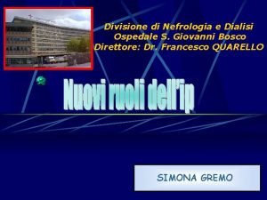 Ospedale divisione in sillabe