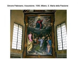 Simone Paterzano Assunzione 1580 Milano S Maria della