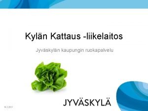 Kylän kattaus ruokalista koulut