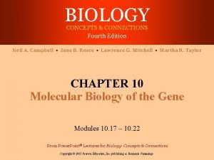 BIOLOGY CONCEPTS CONNECTIONS Fourth Edition Neil A Campbell