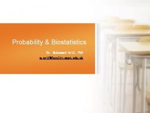 Probability biostatistics