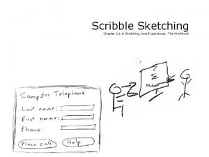 Scribble Sketching Chapter 2 1 in Sketching User