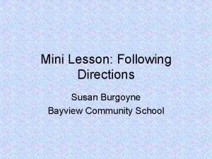 Susan burgoyne