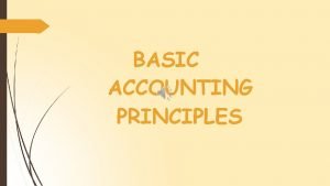 Accountin principles
