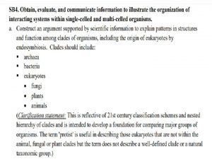 Comparing and contrasting the 3 Domains and Six