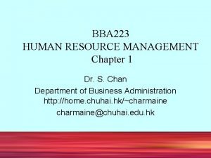 Bba chapter 1