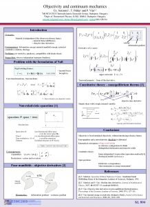 Objectivity continuum mechanics