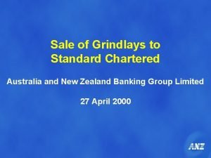 Standard chartered australia