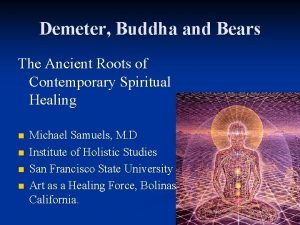 Buddhism for bears