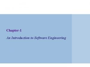Changing nature of software engineering