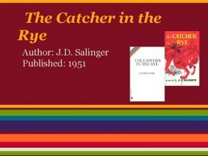 Catchers in the rye meaning