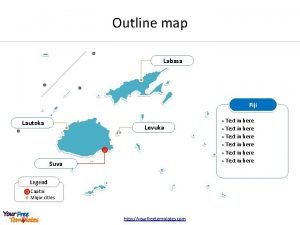 Fiji map outline