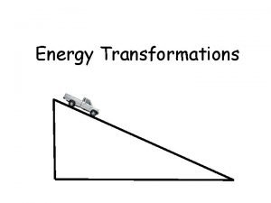 Energy Transformations Energy Ability to do Work or