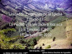 Unidad 5 Exigencias de la Iglesia Estudio 22