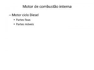 Motor de combusto interna Motor ciclo Diesel Partes