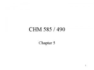 Ch 490 study guide