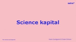 Science kapital