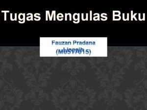 Tugas Mengulas Buku IDENTITAS BUKU Judul Adobe Photoshop