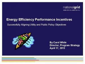 Energy Efficiency Performance Incentives Successfully Aligning Utility and