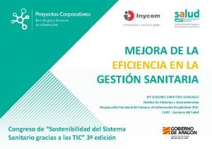 MEJORA DE LA EFICIENCIA EN LA GESTIN SANITARIA