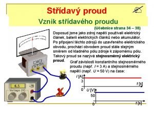 Stdav proud Vznik stdavho proudu Uebnice strana 34