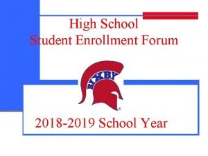 Student enrollment form