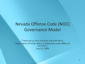 Nevada noc codes