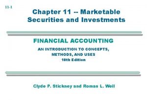 Marketable securities examples