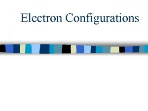 What does electron configuration notation eliminate?