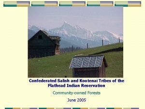 Confederated salish and kootenai tribes settlement