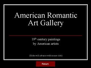 American romantic art