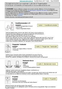 www zauberhaftephysik net Sachkiste Warme Luft 7 Karten